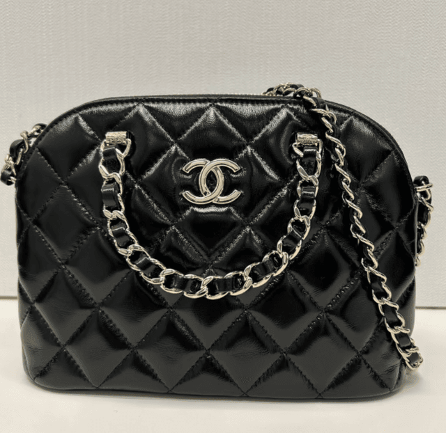 Black Patent Leather Bag