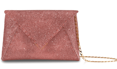 Tyler Ellis Small Lee Pouchet French Rose Swarovski Rock Crystal | Thumbnail 1