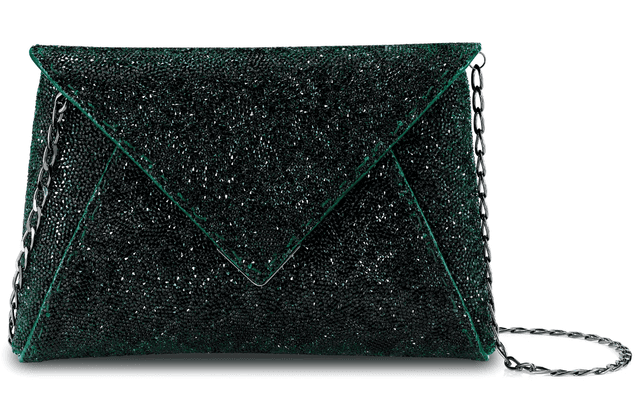 Small Lee Pouchet Emerald Swarovski Rock Crystal