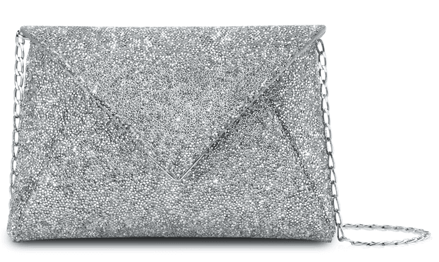 Small Lee Pouchet Mirrored Silver Swarovski Rock Crystal