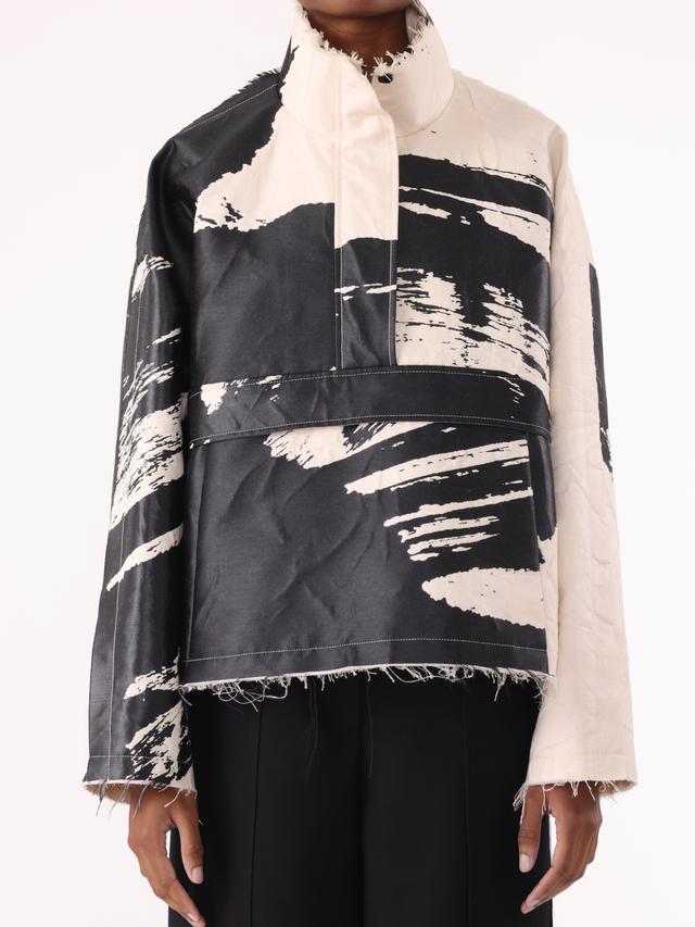 PRE-ORDER Calligraphy Jacquard Cropped Anorak
