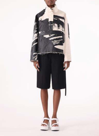 Jason Wu Collection PRE-ORDER Calligraphy Jacquard Cropped Anorak | Thumbnail 2