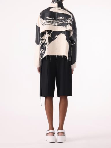 Jason Wu Collection PRE-ORDER Calligraphy Jacquard Cropped Anorak | Thumbnail 4