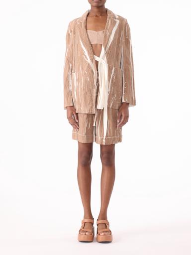Jason Wu Collection PRE-ORDER Screen-Printed Soft Mikado Blazer | Thumbnail 2