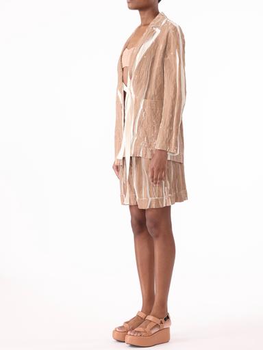 Jason Wu Collection PRE-ORDER Screen-Printed Soft Mikado Blazer | Thumbnail 3