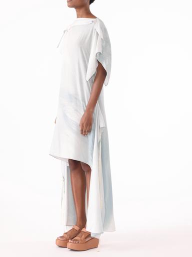 Jason Wu Collection PRE-ORDER Silk Habotai Kimono Wrap Dress | Thumbnail 3