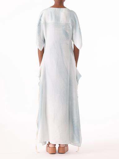 Jason Wu Collection PRE-ORDER Silk Habotai Kimono Wrap Dress | Thumbnail 4