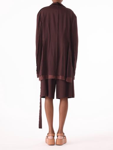 Jason Wu Collection PRE-ORDER Ramie Suiting Blazer with Exposed Lining | Thumbnail 3