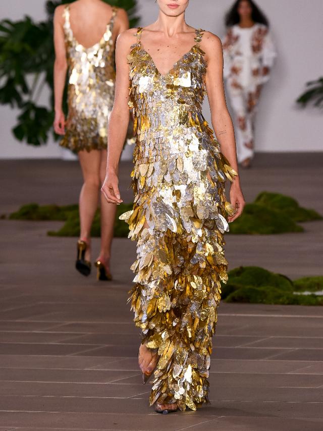 PRE-ORDER Sequin Embroidered Gown