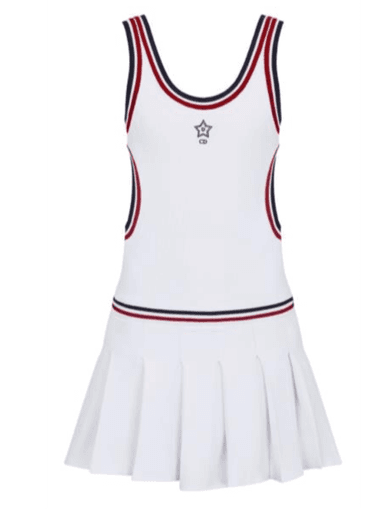 Dior Viscose Tennis Knit Tank Dress | Thumbnail 1
