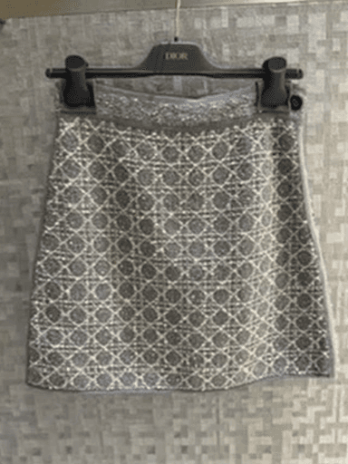 Dior Macrocannage Miniskirt | Thumbnail 1
