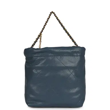 Chanel Chanel Mini 22 Bag Blue Caviar Gold Hardware | Thumbnail 4