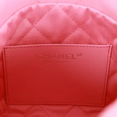 Chanel Chanel Mini 22 Bag Pink Calfskin Silver Hardware | Thumbnail 9 Chanel Chanel Mini 22 Bag Pink Calfskin Silver Hardware | Thumbnail 9