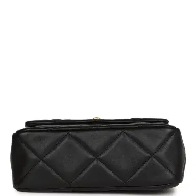 Chanel Chanel Mini Charms Flap Bag Black Lambskin Brushed Gold Hardware | Thumbnail 6 Chanel Chanel Mini Charms Flap Bag Black Lambskin Brushed Gold Hardware | Thumbnail 6