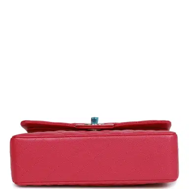 Chanel Chanel Small Classic Double Flap Fuchsia Caviar Light Gold Hardware | Thumbnail 6 Chanel Chanel Small Classic Double Flap Fuchsia Caviar Light Gold Hardware | Thumbnail 6