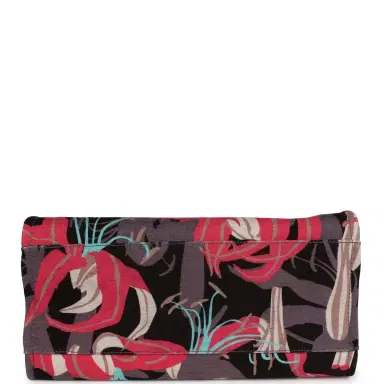 Chanel Chanel Small Deauville Shopping Bag Grey and Pink Tropical Floral Velvet Light Gold Hardware | Thumbnail 6 Chanel Chanel Small Deauville Shopping Bag Grey and Pink Tropical Floral Velvet Light Gold Hardware | Thumbnail 6