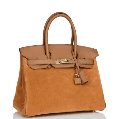 HERMÈS Hermes Birkin 30 Chamois and Alezan Grizzly and Swift Gold Hardware | Thumbnail 2 HERMÈS Hermes Birkin 30 Chamois and Alezan Grizzly and Swift Gold Hardware | Thumbnail 2