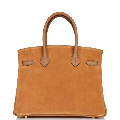 HERMÈS Hermes Birkin 30 Chamois and Alezan Grizzly and Swift Gold Hardware | Thumbnail 4 HERMÈS Hermes Birkin 30 Chamois and Alezan Grizzly and Swift Gold Hardware | Thumbnail 4