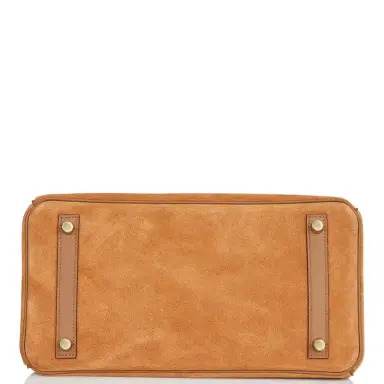 HERMÈS Hermes Birkin 30 Chamois and Alezan Grizzly and Swift Gold Hardware | Thumbnail 5 HERMÈS Hermes Birkin 30 Chamois and Alezan Grizzly and Swift Gold Hardware | Thumbnail 5
