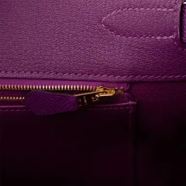 HERMÈS Hermes Birkin 35 Anemone Epsom Gold Hardware | Thumbnail 9