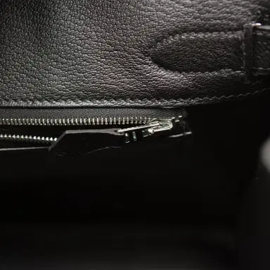HERMÈS Hermes Black Epsom Birkin 30cm Palladium Hardware | Thumbnail 8 HERMÈS Hermes Black Epsom Birkin 30cm Palladium Hardware | Thumbnail 8