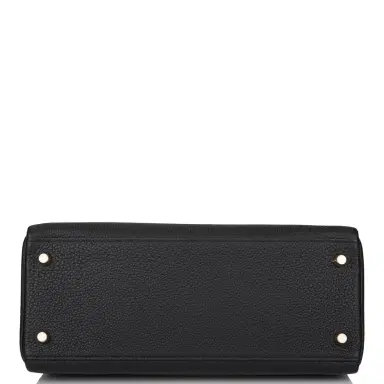 HERMÈS Hermes Black Togo Retourne Kelly 28cm Gold Hardware | Thumbnail 6