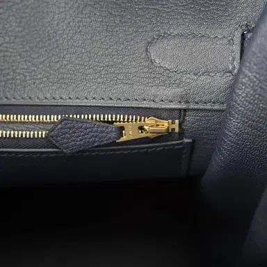 HERMÈS Hermes Bleu Nuit Togo Birkin 30cm Gold Hardware | Thumbnail 9
