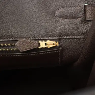 HERMÈS Hermes Chocolate Togo Birkin 35cm Gold Hardware | Thumbnail 9 HERMÈS Hermes Chocolate Togo Birkin 35cm Gold Hardware | Thumbnail 9