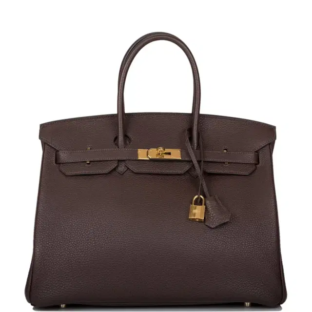 hermes Hermes Chocolate Togo Birkin 35cm Gold Hardware (Preloved - Mint)