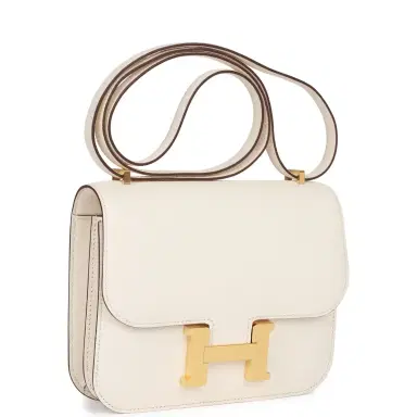HERMÈS Hermes Constance 18 Nata Chevre Mysore Gold Hardware | Thumbnail 2