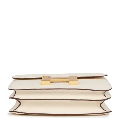 HERMÈS Hermes Constance 18 Nata Chevre Mysore Gold Hardware | Thumbnail 6