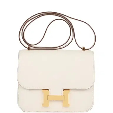 HERMÈS Hermes Constance 18 Nata Chevre Mysore Gold Hardware | Thumbnail 1