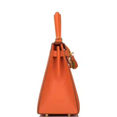HERMÈS Hermes Feu Epsom Sellier Kelly 28cm Gold Hardware | Thumbnail 3 HERMÈS Hermes Feu Epsom Sellier Kelly 28cm Gold Hardware | Thumbnail 3