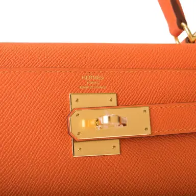 HERMÈS Hermes Feu Epsom Sellier Kelly 28cm Gold Hardware | Thumbnail 7 HERMÈS Hermes Feu Epsom Sellier Kelly 28cm Gold Hardware | Thumbnail 7