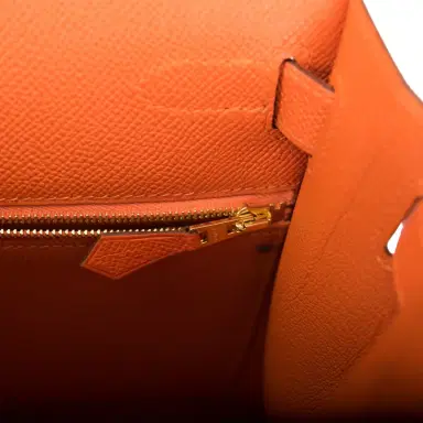 HERMÈS Hermes Feu Epsom Sellier Kelly 28cm Gold Hardware | Thumbnail 9 HERMÈS Hermes Feu Epsom Sellier Kelly 28cm Gold Hardware | Thumbnail 9