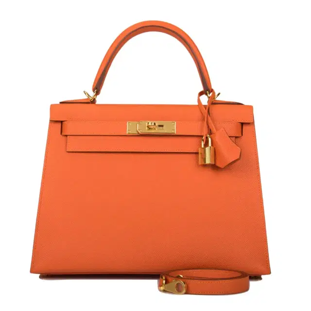 hermes Hermes Feu Epsom Sellier Kelly 28cm Gold Hardware