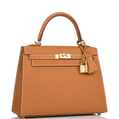 HERMÈS Hermes Gold Epsom Sellier Kelly 25cm Gold Hardware | Thumbnail 2 HERMÈS Hermes Gold Epsom Sellier Kelly 25cm Gold Hardware | Thumbnail 2
