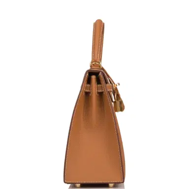 HERMÈS Hermes Gold Epsom Sellier Kelly 25cm Gold Hardware | Thumbnail 3 HERMÈS Hermes Gold Epsom Sellier Kelly 25cm Gold Hardware | Thumbnail 3