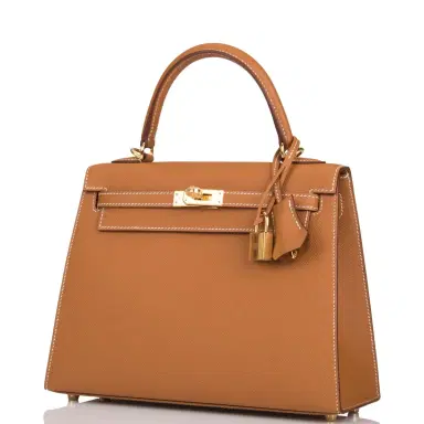 HERMÈS Hermes Gold Epsom Sellier Kelly 25cm Gold Hardware | Thumbnail 5 HERMÈS Hermes Gold Epsom Sellier Kelly 25cm Gold Hardware | Thumbnail 5