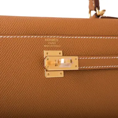 HERMÈS Hermes Gold Epsom Sellier Kelly 25cm Gold Hardware | Thumbnail 7 HERMÈS Hermes Gold Epsom Sellier Kelly 25cm Gold Hardware | Thumbnail 7