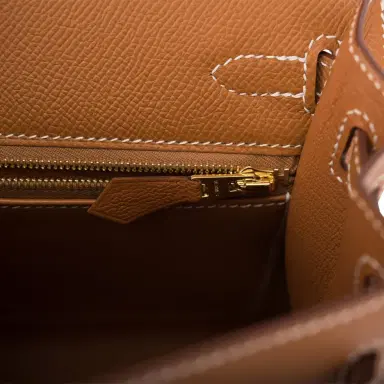 HERMÈS Hermes Gold Epsom Sellier Kelly 25cm Gold Hardware | Thumbnail 9 HERMÈS Hermes Gold Epsom Sellier Kelly 25cm Gold Hardware | Thumbnail 9