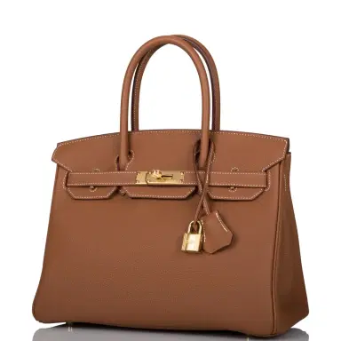 HERMÈS Hermes Gold Togo Birkin 30cm Gold Hardware | Thumbnail 5 HERMÈS Hermes Gold Togo Birkin 30cm Gold Hardware | Thumbnail 5