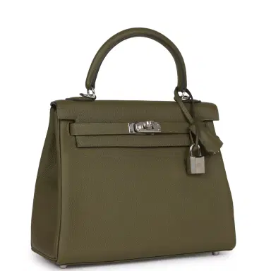 HERMÈS Hermes Kelly Retourne 25 Vert Veronese Togo Palladium Hardware | Thumbnail 2 HERMÈS Hermes Kelly Retourne 25 Vert Veronese Togo Palladium Hardware | Thumbnail 2