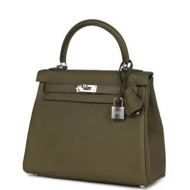 HERMÈS Hermes Kelly Retourne 25 Vert Veronese Togo Palladium Hardware | Thumbnail 5 HERMÈS Hermes Kelly Retourne 25 Vert Veronese Togo Palladium Hardware | Thumbnail 5