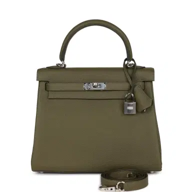 HERMÈS Hermes Kelly Retourne 25 Vert Veronese Togo Palladium Hardware | Thumbnail 1 HERMÈS Hermes Kelly Retourne 25 Vert Veronese Togo Palladium Hardware | Thumbnail 1