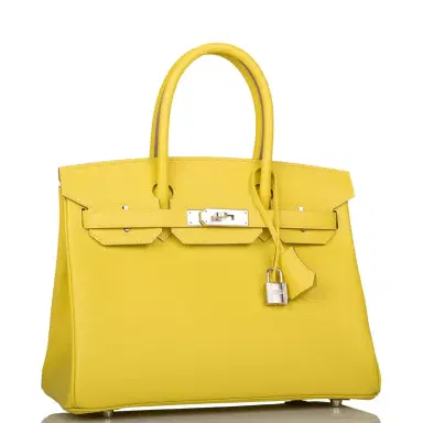 HERMÈS Hermes Lime Epsom Birkin 30cm Palladium Hardware | Thumbnail 2
