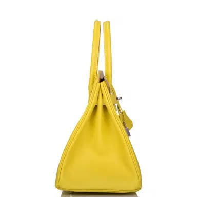 HERMÈS Hermes Lime Epsom Birkin 30cm Palladium Hardware | Thumbnail 3