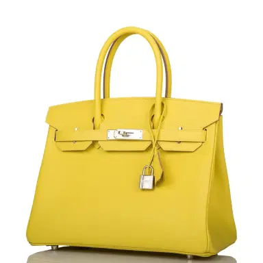 HERMÈS Hermes Lime Epsom Birkin 30cm Palladium Hardware | Thumbnail 5