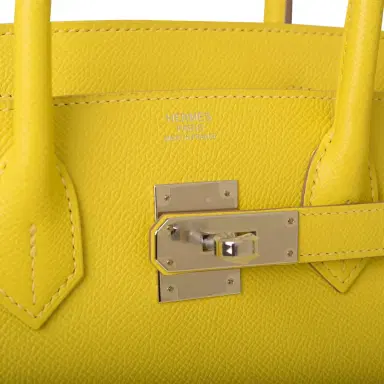 HERMÈS Hermes Lime Epsom Birkin 30cm Palladium Hardware | Thumbnail 7
