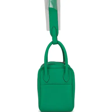 HERMÈS Hermes Mini Lindy Menthe Clemence Palladium Hardware | Thumbnail 3 HERMÈS Hermes Mini Lindy Menthe Clemence Palladium Hardware | Thumbnail 3